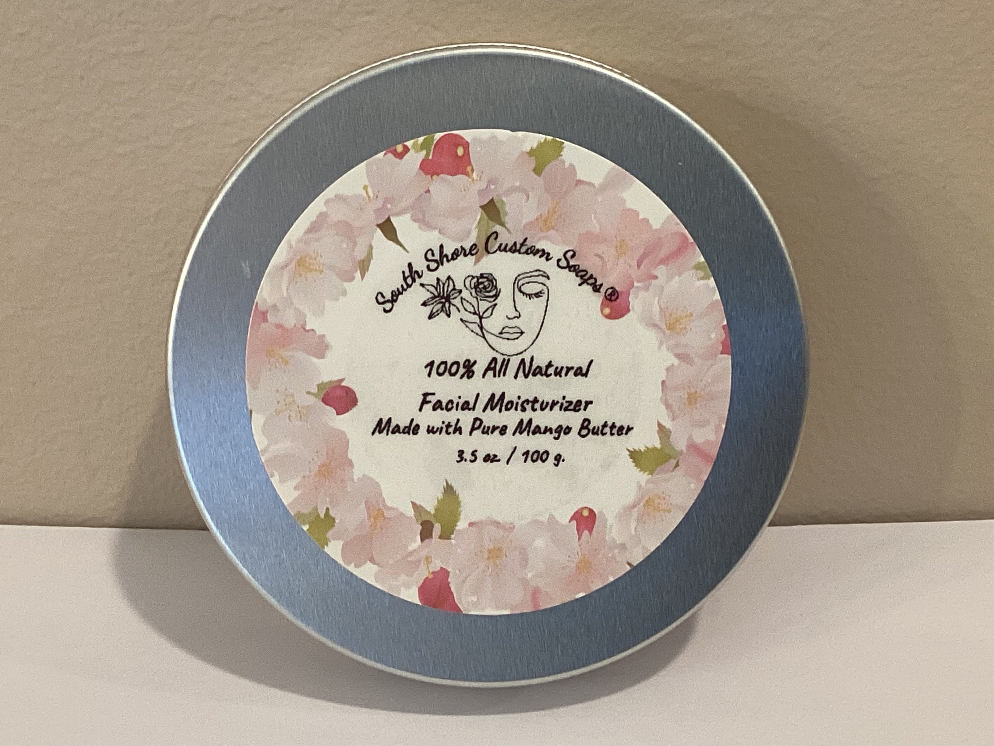100% All Natural Facial Moisturizer Made with Pure Mango Butter