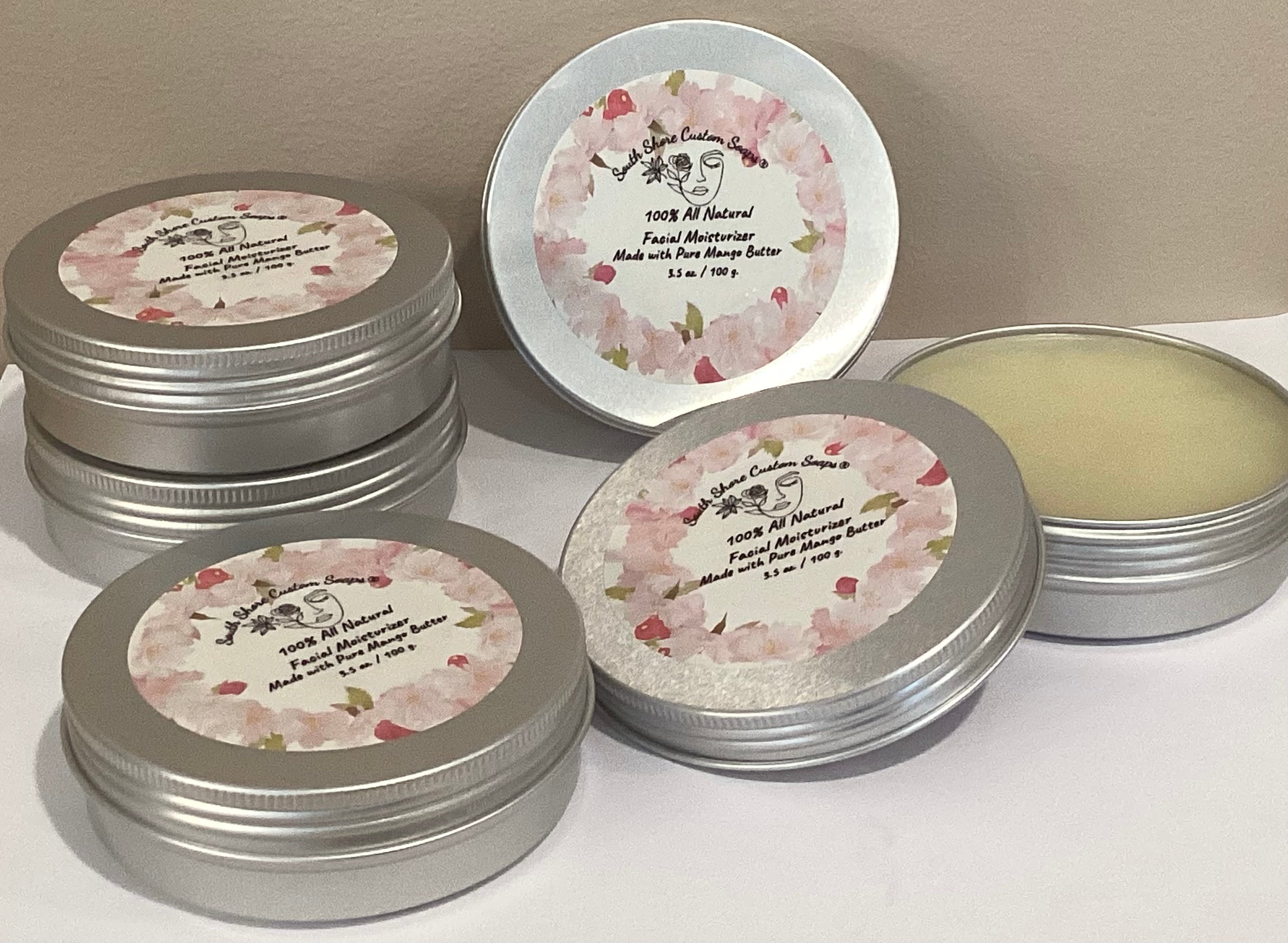 100% All Natural Facial Moisturizer Made with Pure Mango Butter