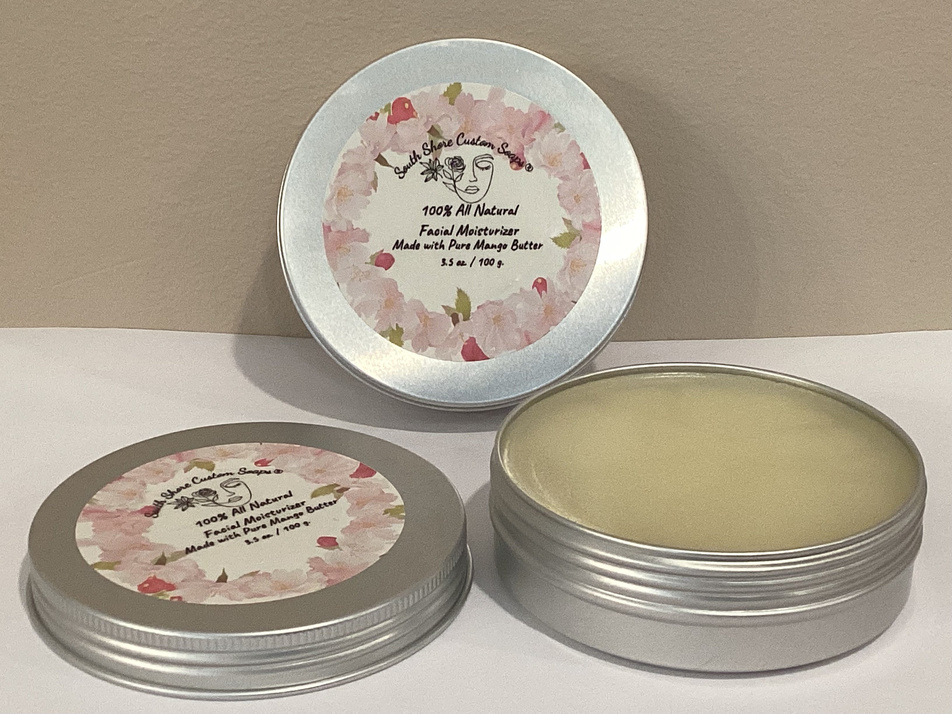 100% All Natural Facial Moisturizer Made with Pure Mango Butter
