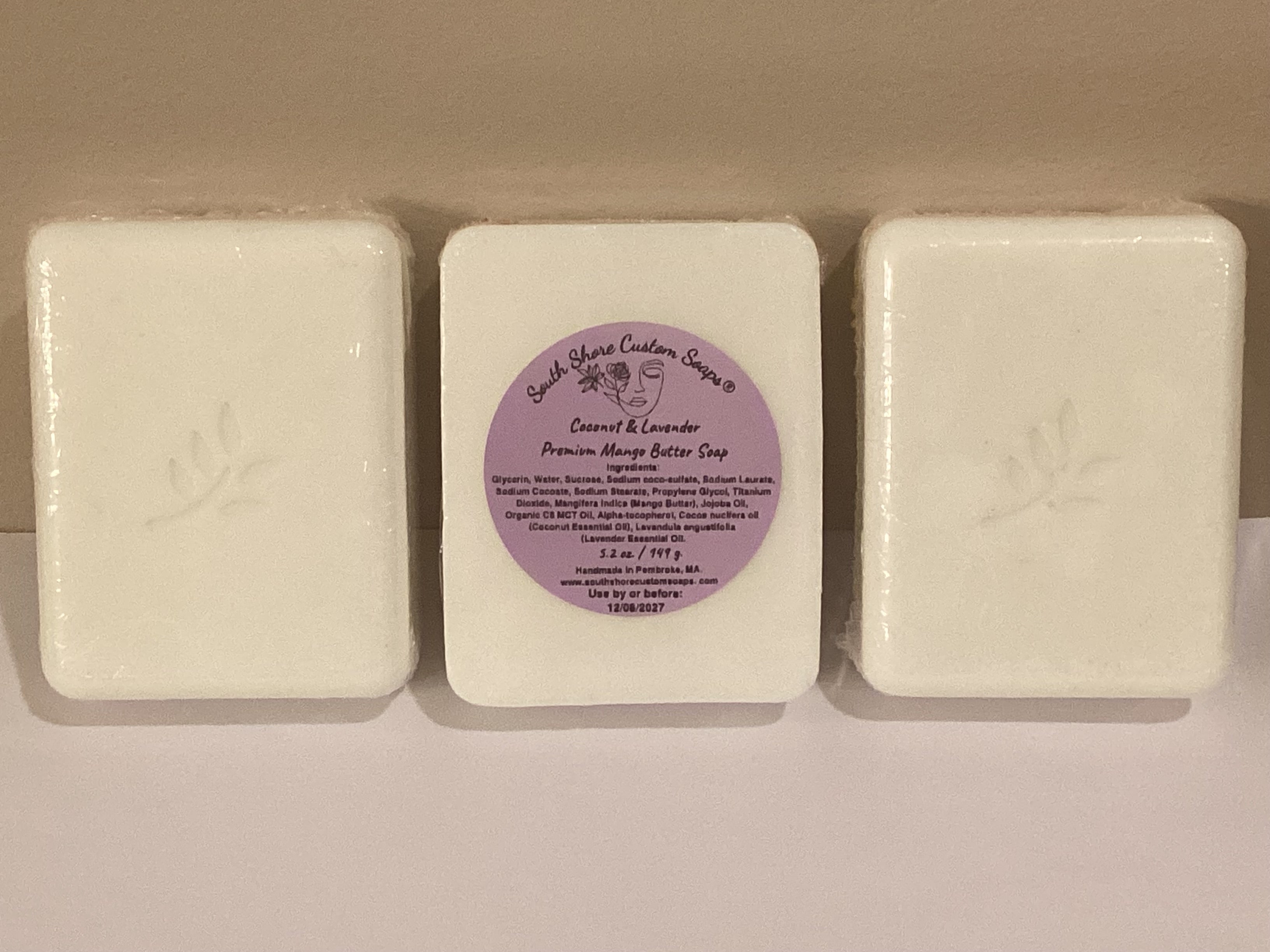 Coconut & Lavender Premium Mango Butter Soap