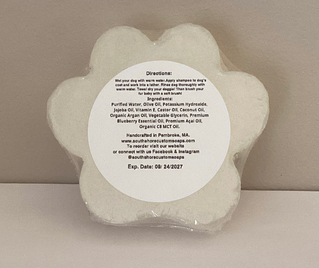 Blueberry Açai Dog Shampoo Bar