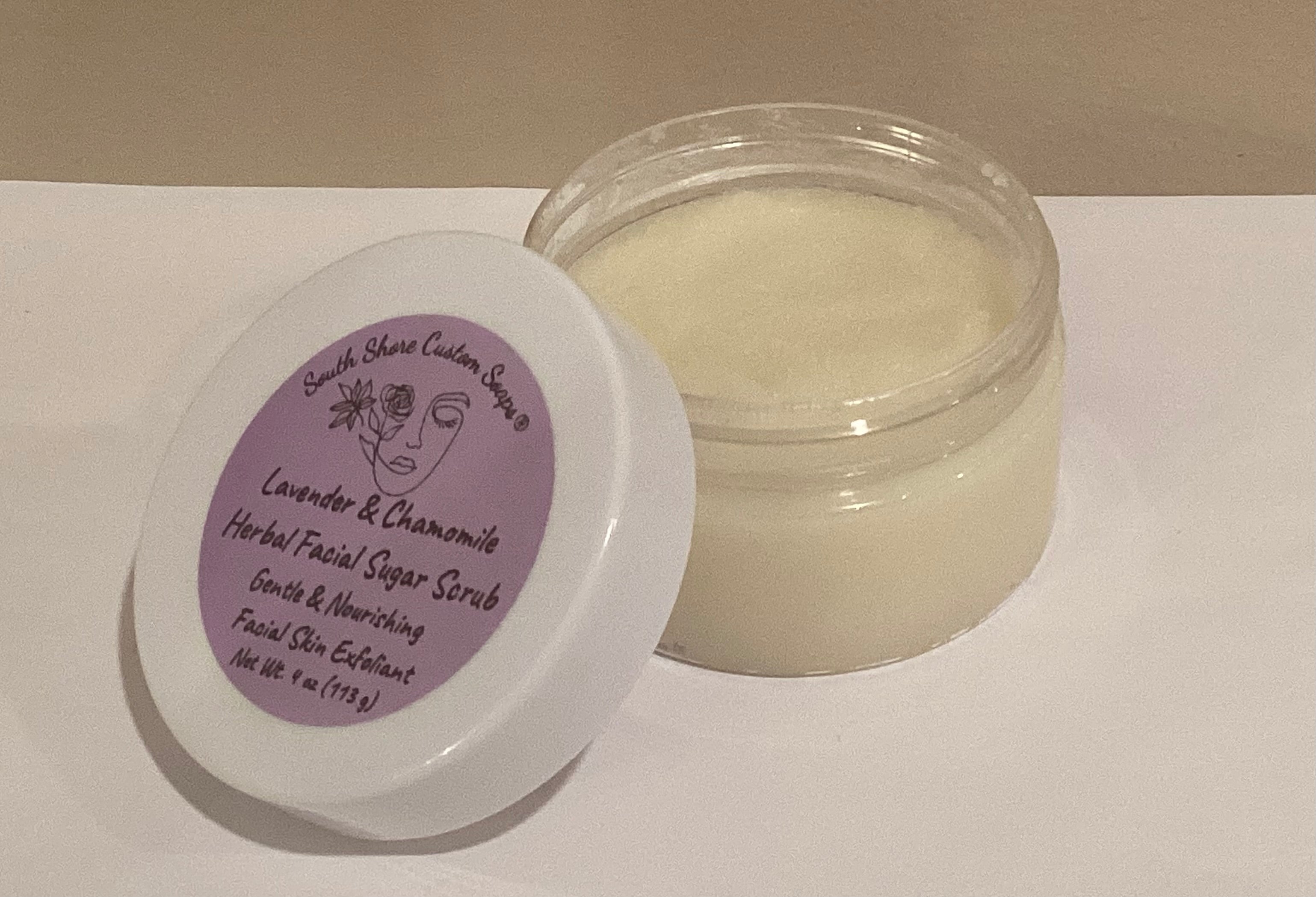 Lavender & Chamomile Herbal Facial Sugar Scrub