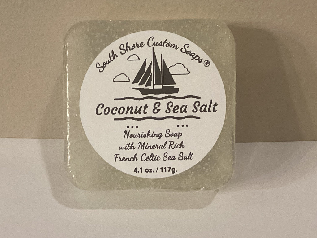 Coconut & Sea Salt Nourishing Soap with Mineral Rich French Celtic Sea Salt