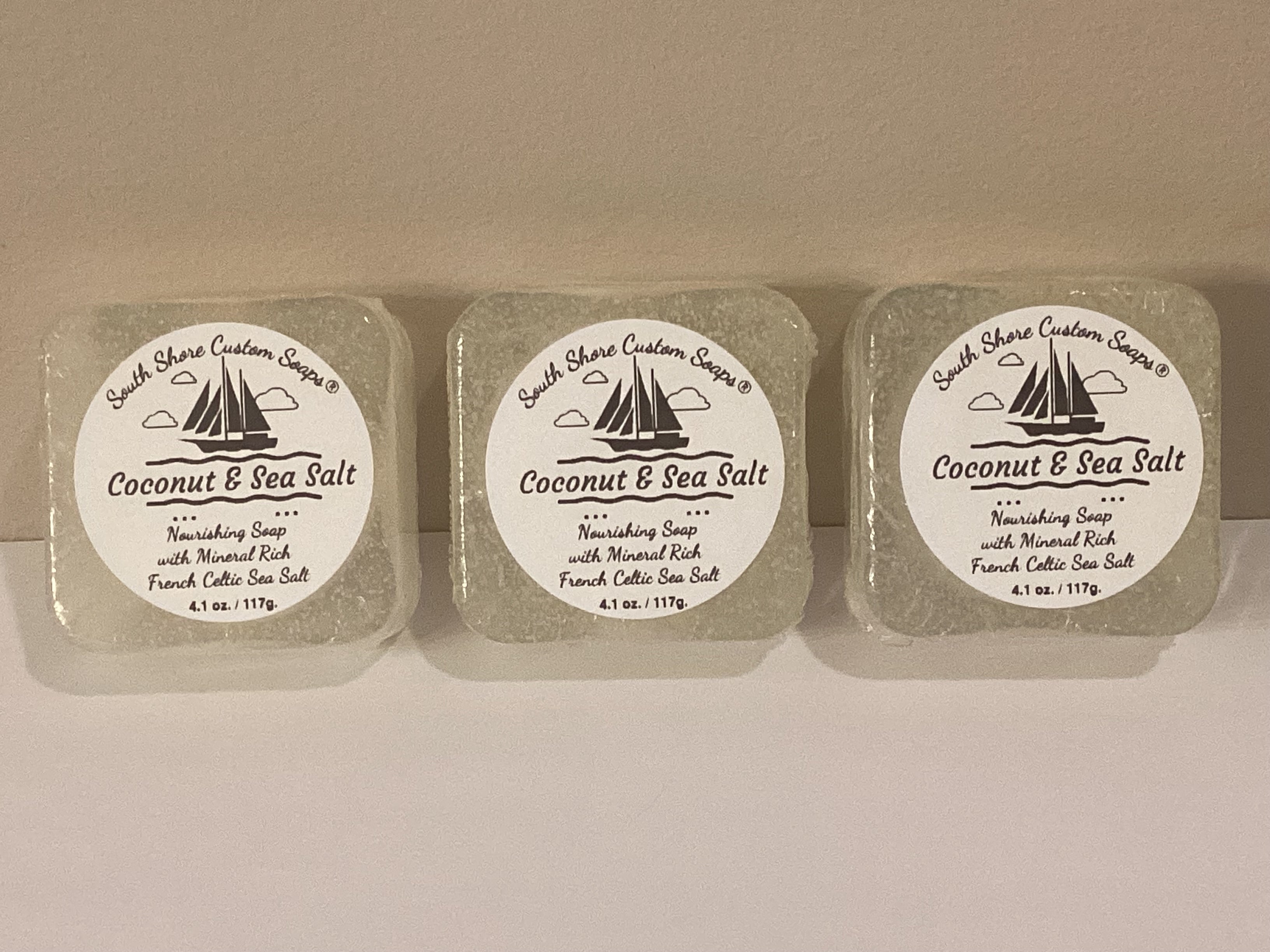 Coconut & Sea Salt Nourishing Soap with Mineral Rich French Celtic Sea Salt