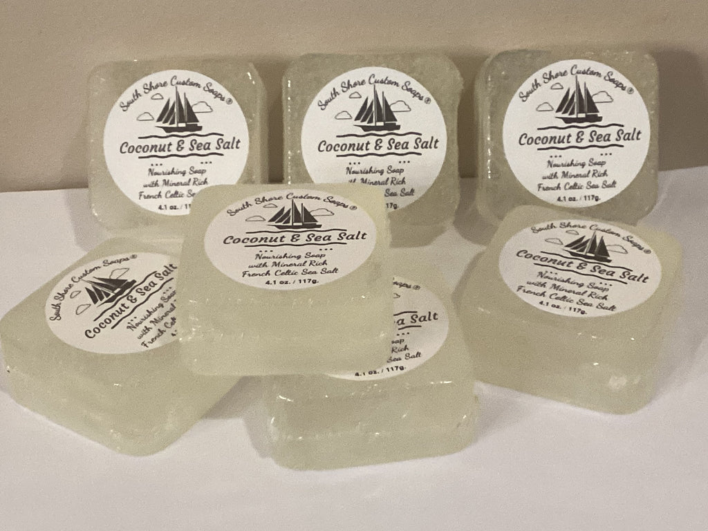 Coconut & Sea Salt Nourishing Soap with Mineral Rich French Celtic Sea Salt