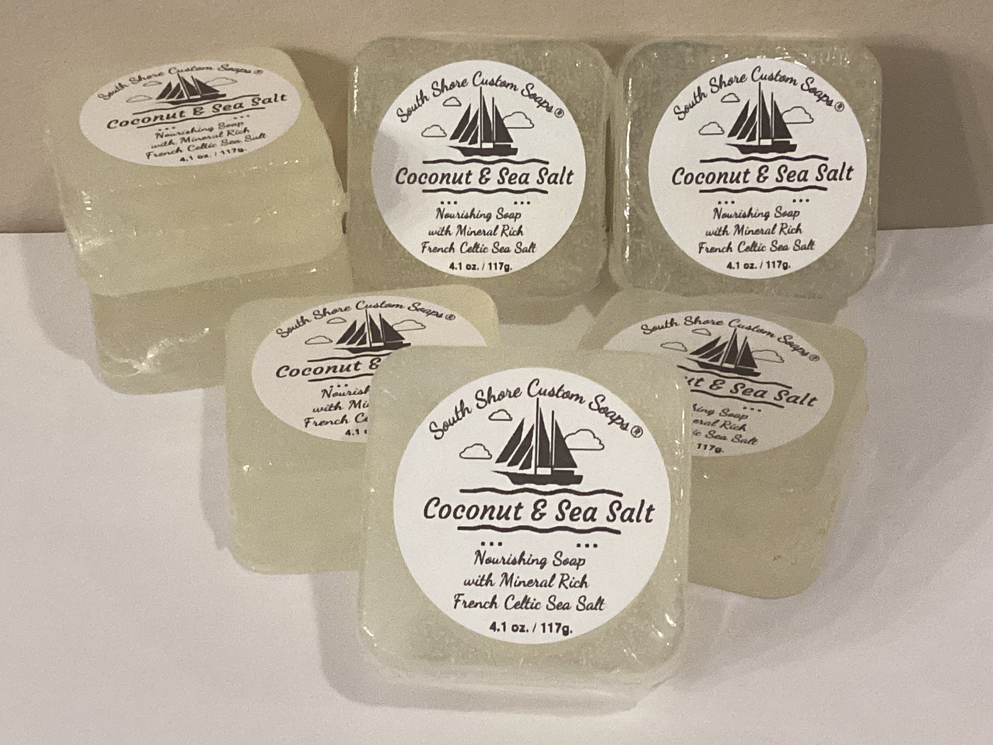 Coconut & Sea Salt Nourishing Soap with Mineral Rich French Celtic Sea Salt