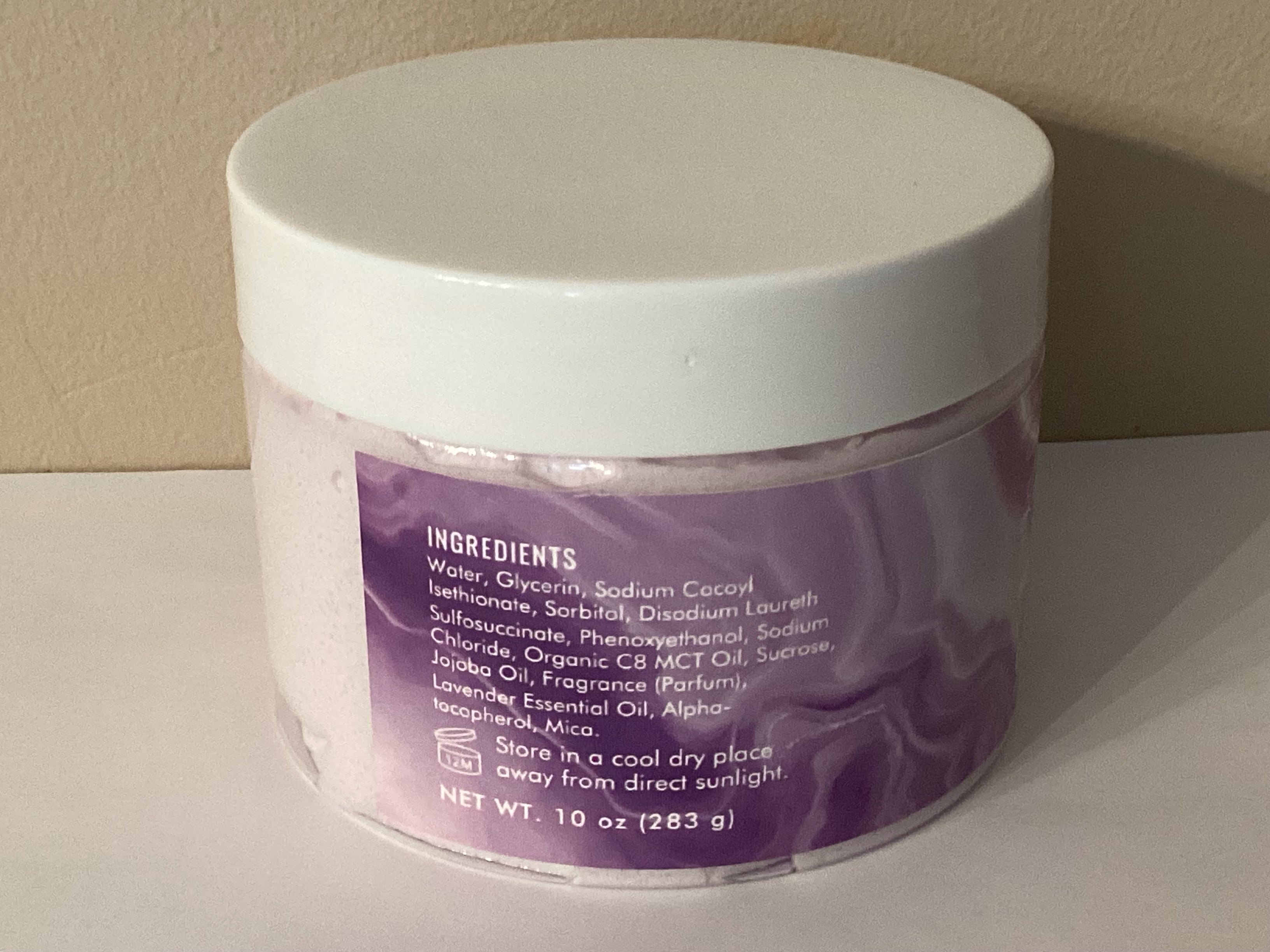 Lavender & Coconut 2-in-1 Whipped Body Soap & Sugar Scrub