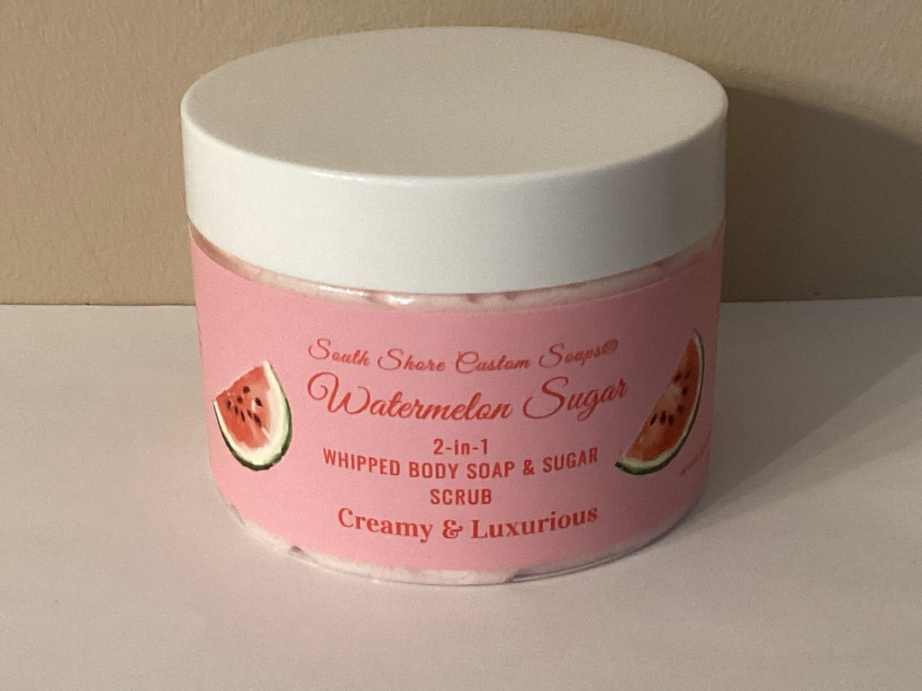 Watermelon Sugar 2-in-1 Whipped Body Soap & Sugar Scrub