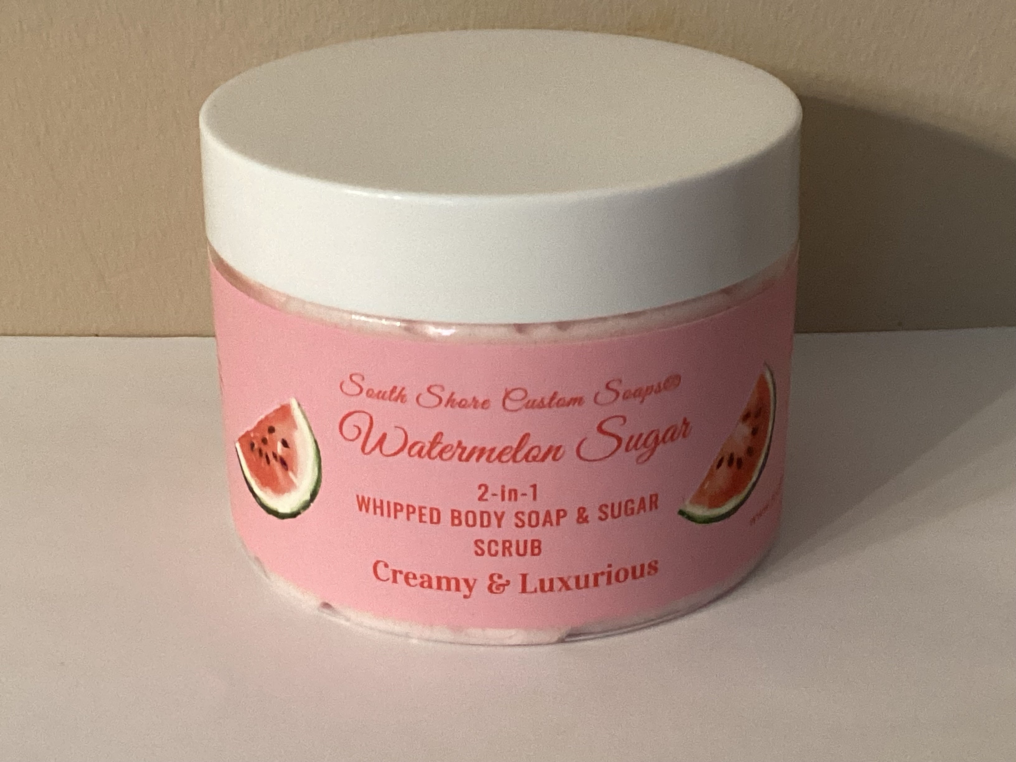 Watermelon Sugar 2-in-1 Whipped Body Soap & Sugar Scrub