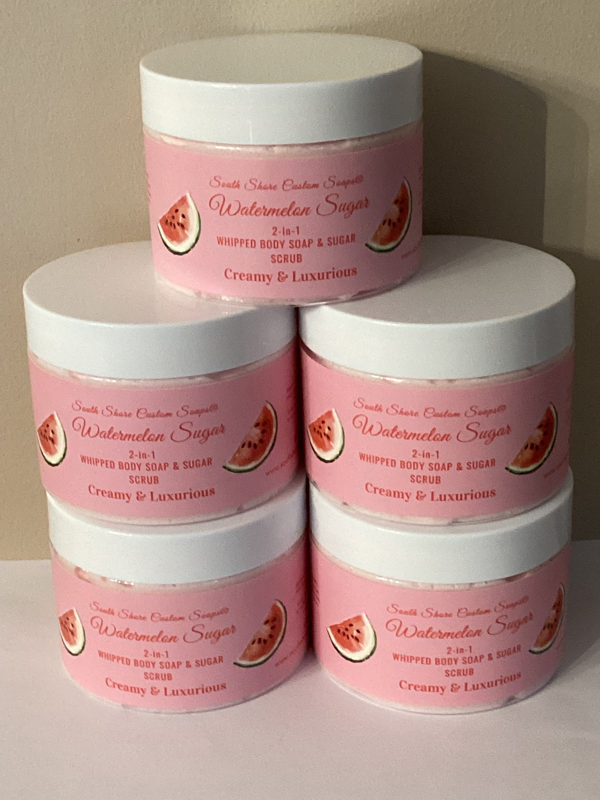 Watermelon Sugar 2-in-1 Whipped Body Soap & Sugar Scrub
