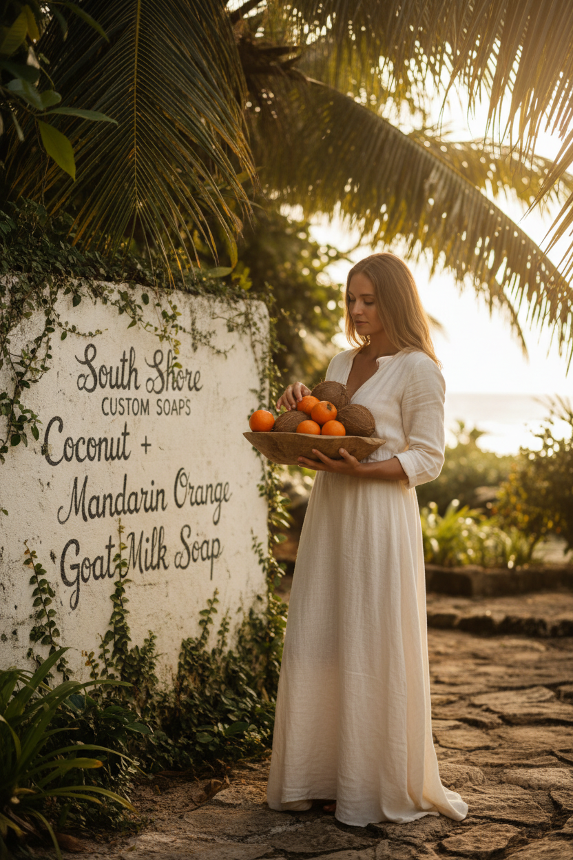 Mandarin Orange + Coconut Goat Milk Soap