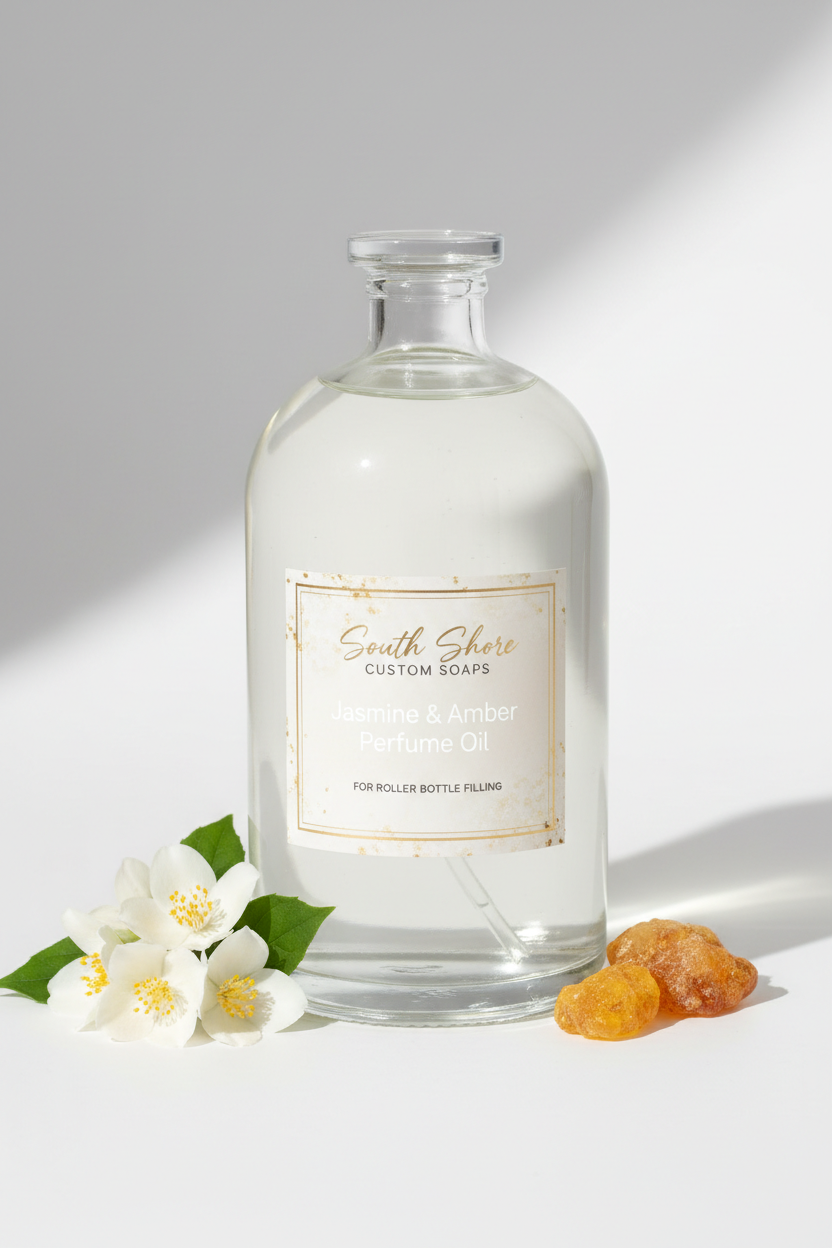 Jasmine + Amber Perfume Oil