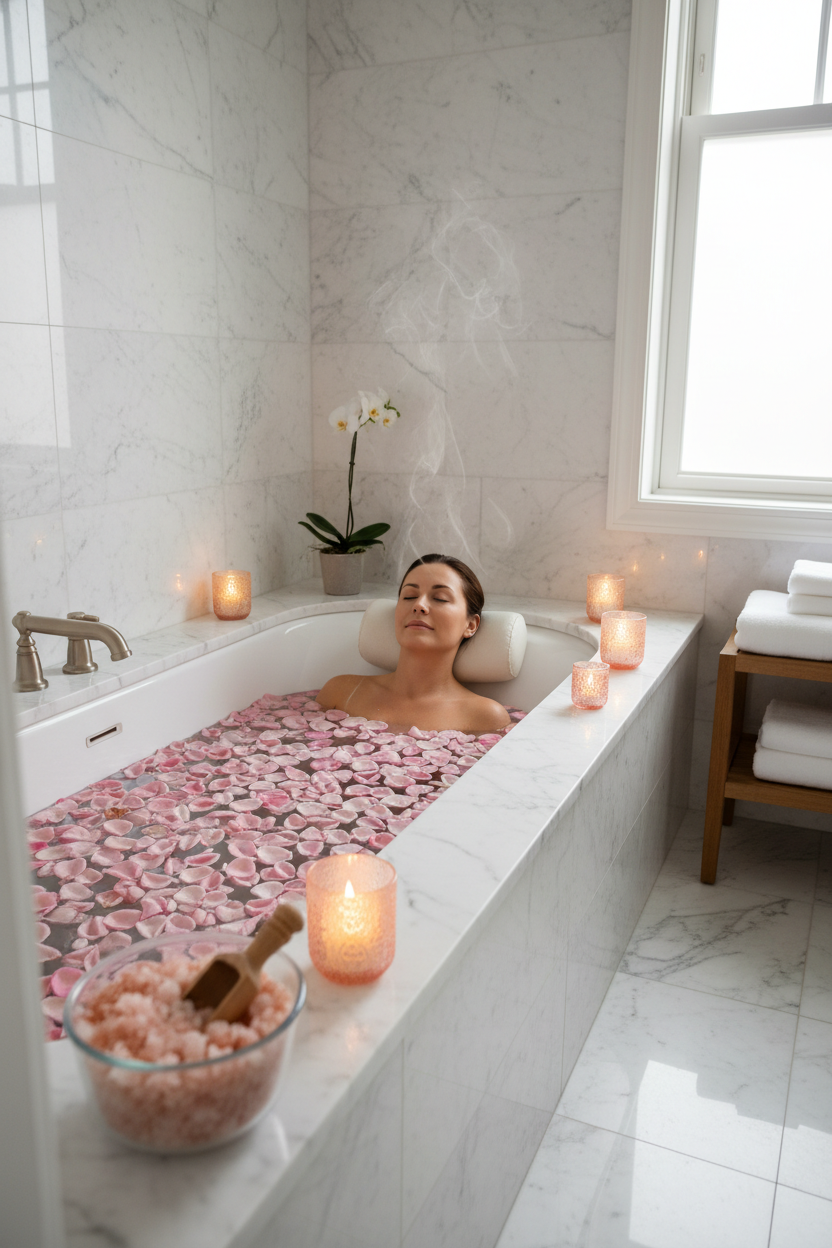 Rose & Pink Himalayan Premium Luxury Bath Salt