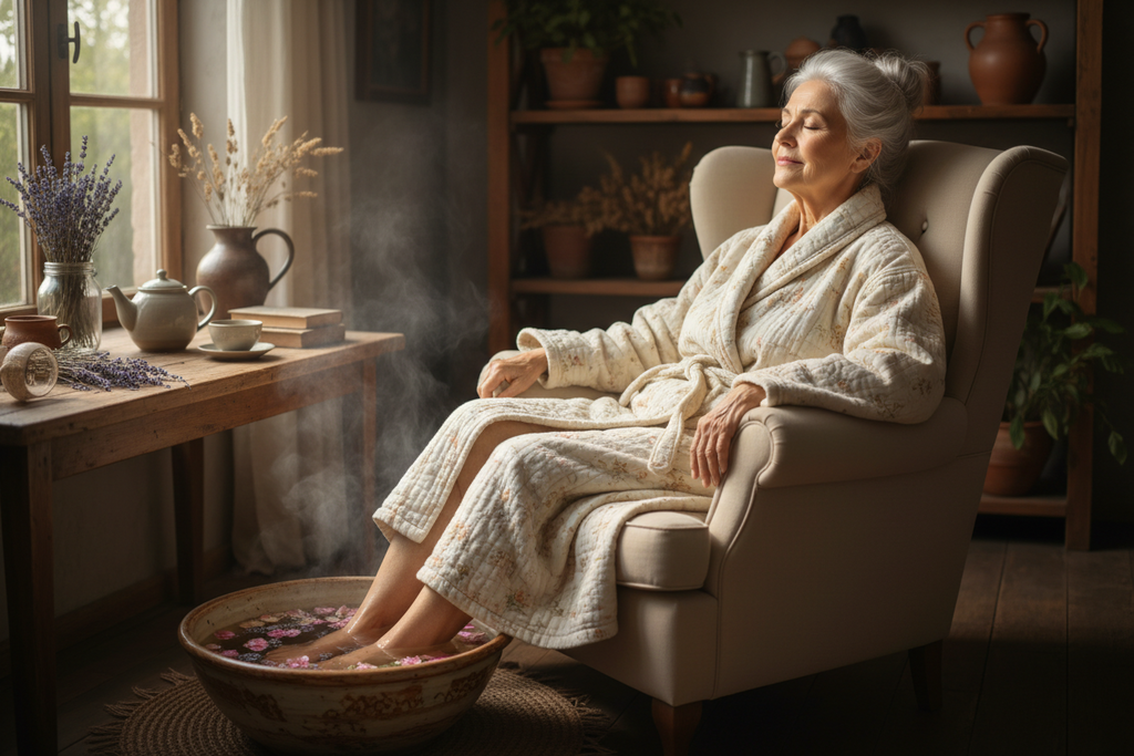 All Natural Rose Oil Bath & Foot Soak