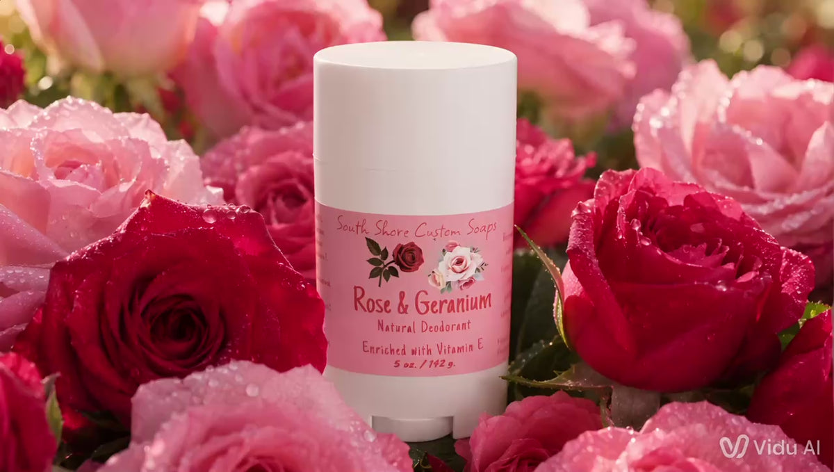 Rose & Geranium Natural Deodorant