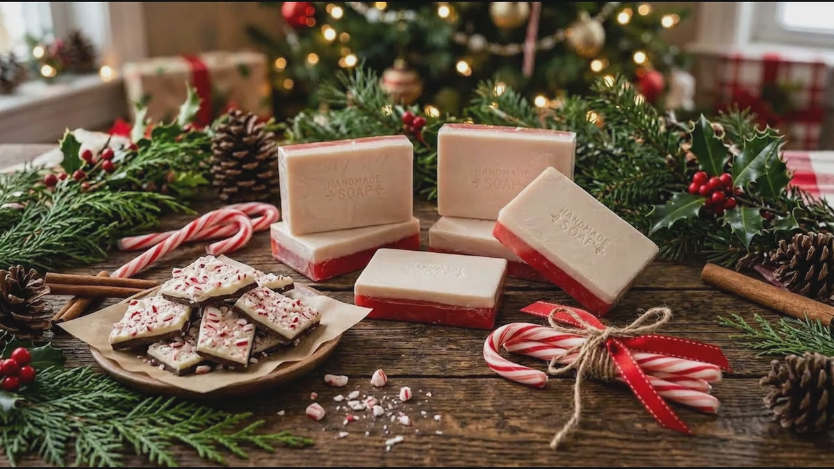 Peppermint Bark Goat Milk & Glycerin Soap