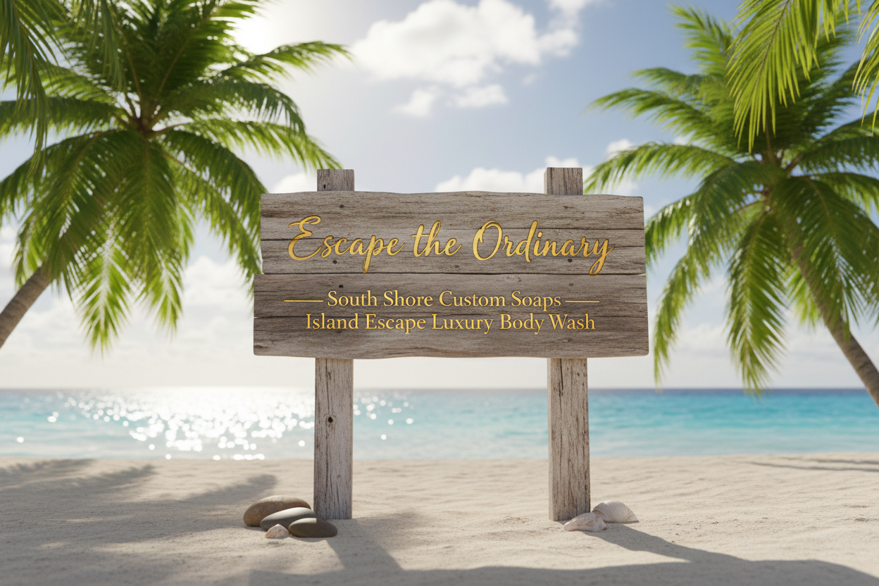 Island Escape Luxury Body Wash Infused with Avocado Oil
