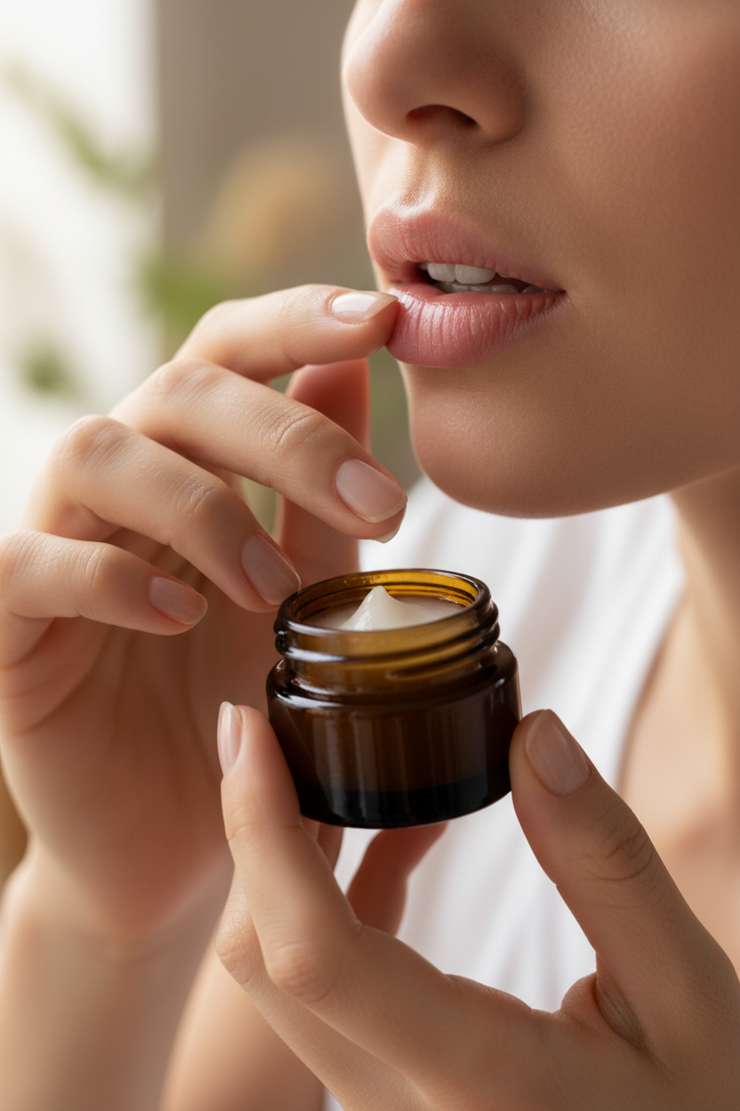 Lavender & Lemon Oil Lip Salve