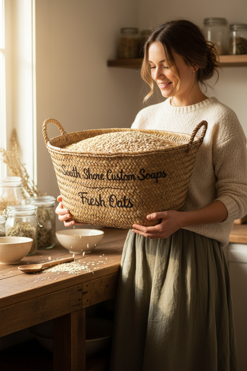 Honey Rolled Oats Oatmeal Bar Soap-2 pack