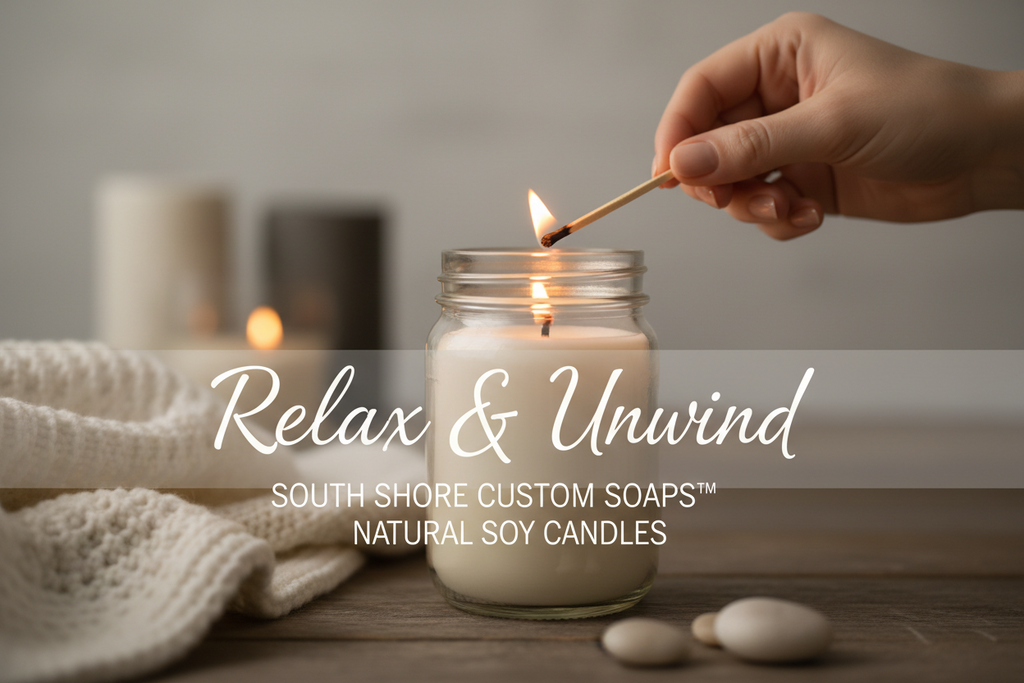 Natural Soy Candles - 5 Scents to Choose From