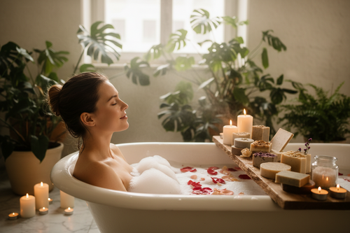 All Natural Rose Oil Bath & Foot Soak