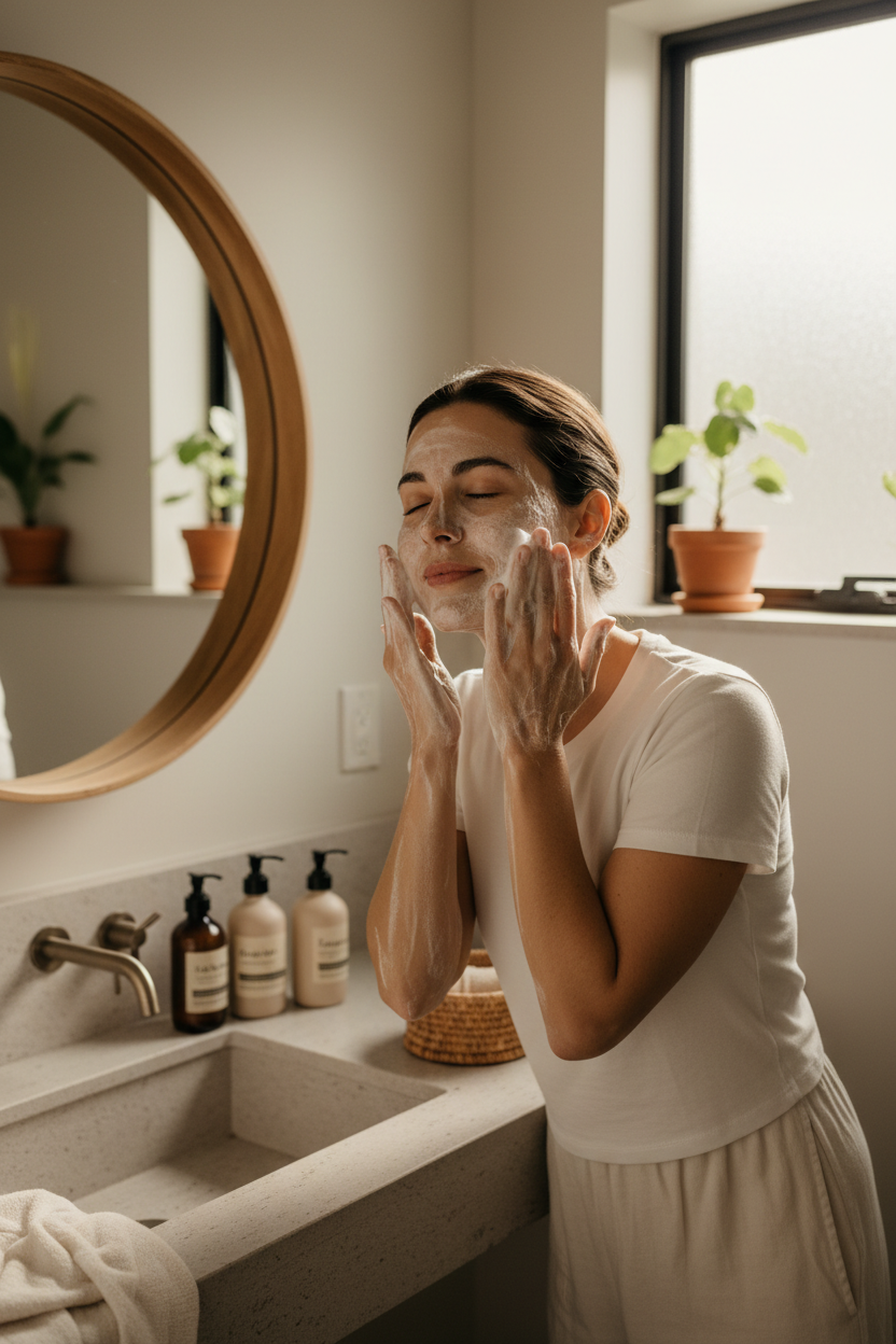 Lavender Oil Foaming Face Wash
